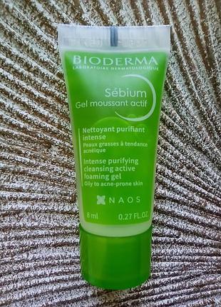 ☘️bioderma sebium actif purifying cleansing gel&nbsp;гель для умывания х кислотами для жирной кожи, склонной к акне