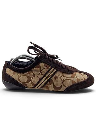 Кросівки coach з фірмовим візерунком-монограмою signature jacquard