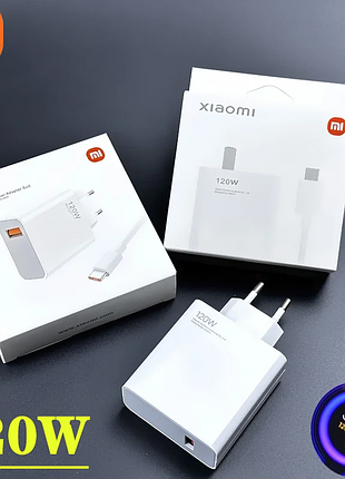 Турбо зарядка xiaomi 120w + кабель type c 100см. (6a) mdy-13-eе (mdy-14-eе) ( poco x7 pro ) супер быстрая, оригинал!