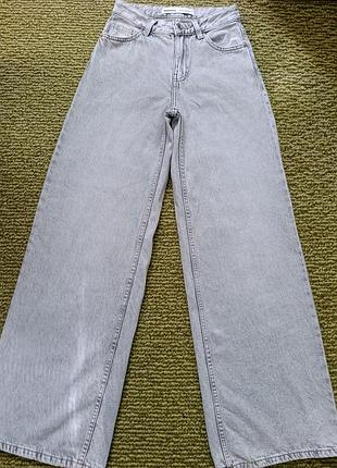 Джинсы, джинсы wide leg, палаццо, трубы, широкие