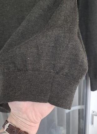 Джемпер чоловічий m&s хакі 100% вовна 10