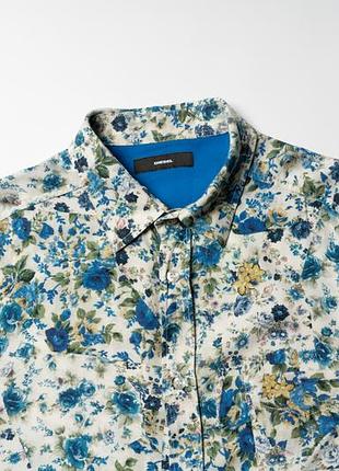 Diesel floral button up shirt [smh017456]