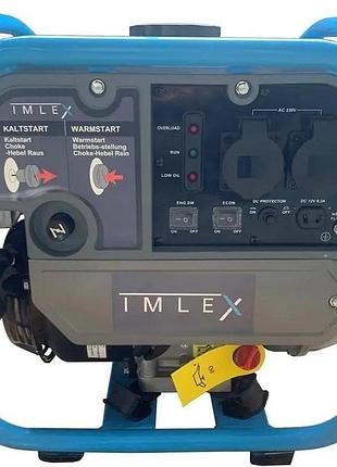 Инверторный бензиновый генератор imlex im-inv2000 2.0 квт для дома и путешествий