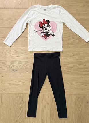 Disney комплект реглан и леггинсы для девочки 128-135р