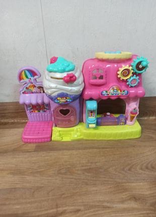 Большой дом «кофей-мороженое» (sweet surprise treat shoppe) от бренда vtech серии tut tut copains vrolijke vriendjes go! go! smart friends