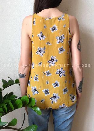 Продана модная  майка под шифон/ блуза с цветами. распродажа 10-753 фото