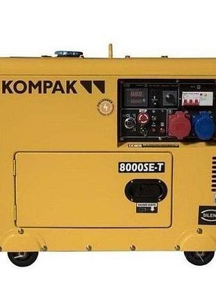 Генератор дизельний kompak k8000se-t ats