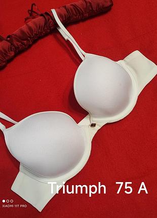 Белый бюстгальтер , 75 а, triumph