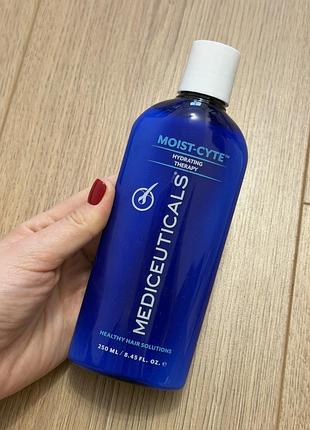 Зволожувальний кондиціонер для сухого та неслухняного волосся mediceuticals moist-cyte hydrating conditioner об'ємом 250 мл.