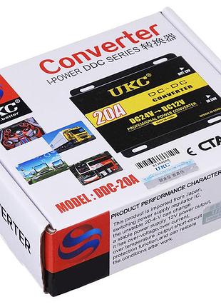 Преобразователь тока с 24v на 12v ac/dc 20a art-3387 (50)