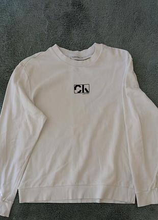 Кофта чоловіча біла calvin klein, розмір xxl