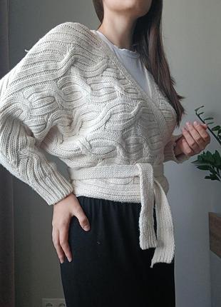 Кардиган на запах л