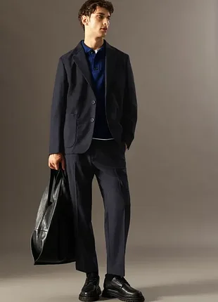 Блейзер чоловічий cos wool-flannel blazer / 50 4