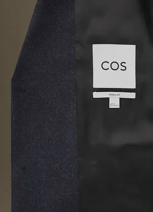 Блейзер чоловічий cos wool-flannel blazer / 50 10