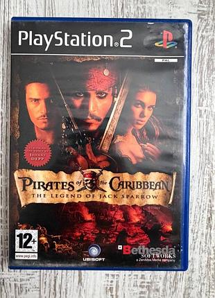 Pirates of the caribbean: the legend of jack sparrow (ps2, pal, sles-54083) — диск і бокс