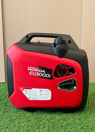 Инверторный генератор honda eu3000i 3.2 квт, тихий бензиновый генератор хонда