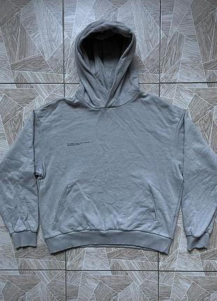 Худи pangaia hoodie xs organic recycled cotton sustainable minimalist gray eco wear