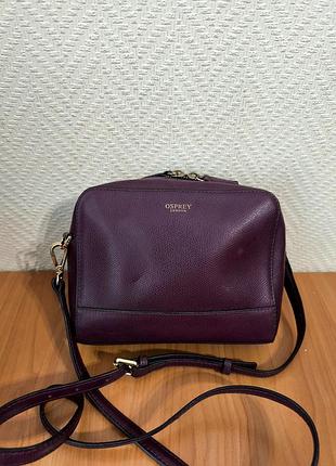 Osprey london кожаная сумка кросс-боди