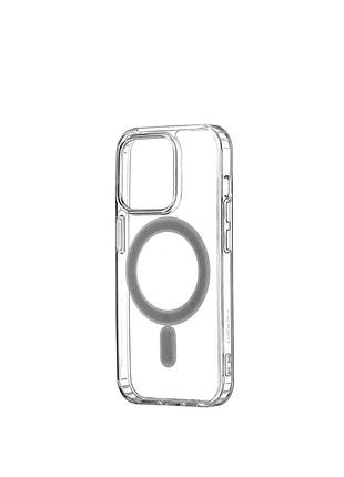 Чехол spigen ultra hybrid magsafe силикон противоударный для iphone 15 pro прозрачный