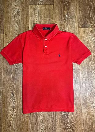 Чоловіче поло polo ralph lauren червоне