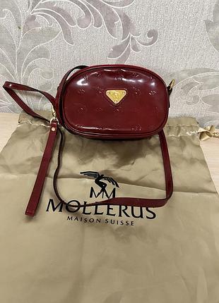 Maison mollerus  лакова сумочка