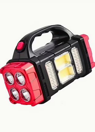 Кемпінговий ліхтар на сонячній батареї led barz multifunctional solar lamp usb powerbank