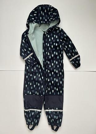Комбинезон софтшел softshell 86/92 р 98/104 110/116 комбінезон демісезонний деми на осінь/весна термо демисезонный