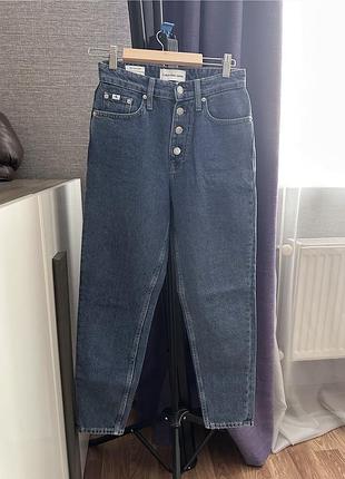 Джинси жіночі calvin klein mom сині