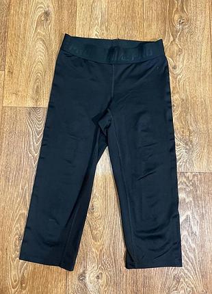 Жіночі спортивні лосини (капрі) nike pro dri-fit black