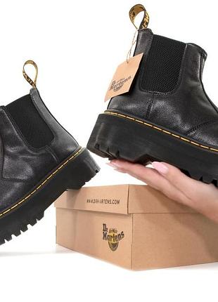 Dr. martens platform chelsea boots ❄️ хутро арт 15599
