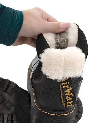 Dr. martens platform chelsea boots ❄️ хутро арт 15599 6