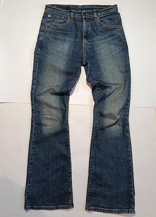 Джинси чоловічі levi's bootcut сині w30
