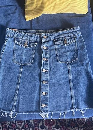 Джинсова спідниця zara