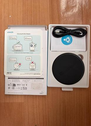 Беспроводная зарядка anker powerwave pad a2503 qi 10w для смартфонов