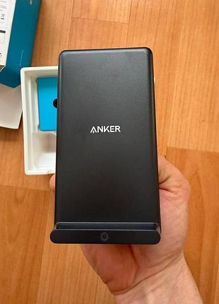 Беспроводная зарядка anker powerwave stand a2524 подставка qi