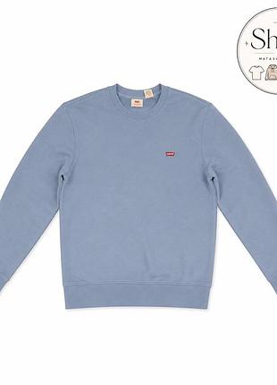 Світшот levi's standard crewneck (pastel blue) (новий з бірками)  розмір: xs