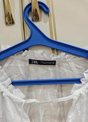 Жіноча блуза біла zara 2