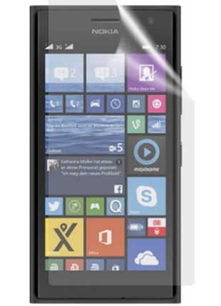 Гидрогелевая защитная пленка aurora aaa на nokia lumia 735 на весь экран прозрачная