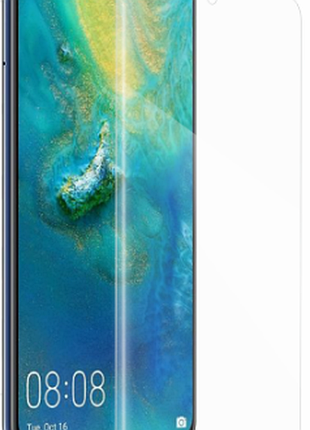 Гидрогелевая защитная пленка на huawei mate 20 на весь экран прозрачная