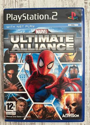 Marvel ultimate alliance (ps2, pal, sles-54223) - полный комплект (cib)