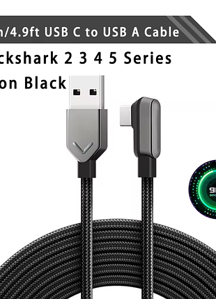 Кабель xiaomi usb type-c чорний 6a для турбо зарядки 33w, 45w, 67w, 90w, 120w. оригінал! - 150 см.