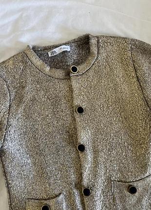 Золота кофтинка zara 3