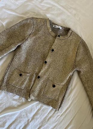 Золота кофтинка zara 4