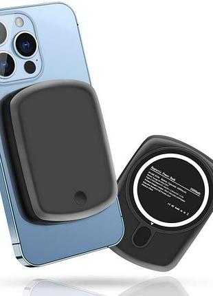 Беспроводное магнитное зарядное устройство runsy, совместимое с magsafe, аккумулятор емкостью 10000 мач для iphone серии 16/15/14/