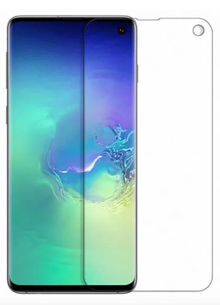 Гидрогелевая защитная пленка на samsung galaxy s10 на весь экран прозрачная