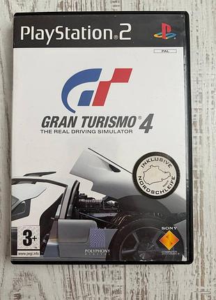 Gran turismo 4 (ps2, pal, sces-51719) — повний комплект (cib)