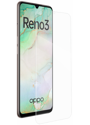 Гидрогелевая защитная пленка на oppo reno 3 на весь экран прозрачная