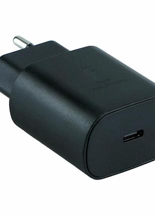 Сетевое зарядное устройство samsung 1usb-c pd 45w 100-240v черный
