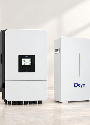 Комплект резервного живлення deye sun-8k-sg05lp1-eu-sm2 8 квт + deye rw-g10.6 10.6 квт·год