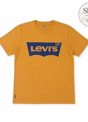 Жовта футболка levi's graphic batwing (нова з бірками)  розмір xs